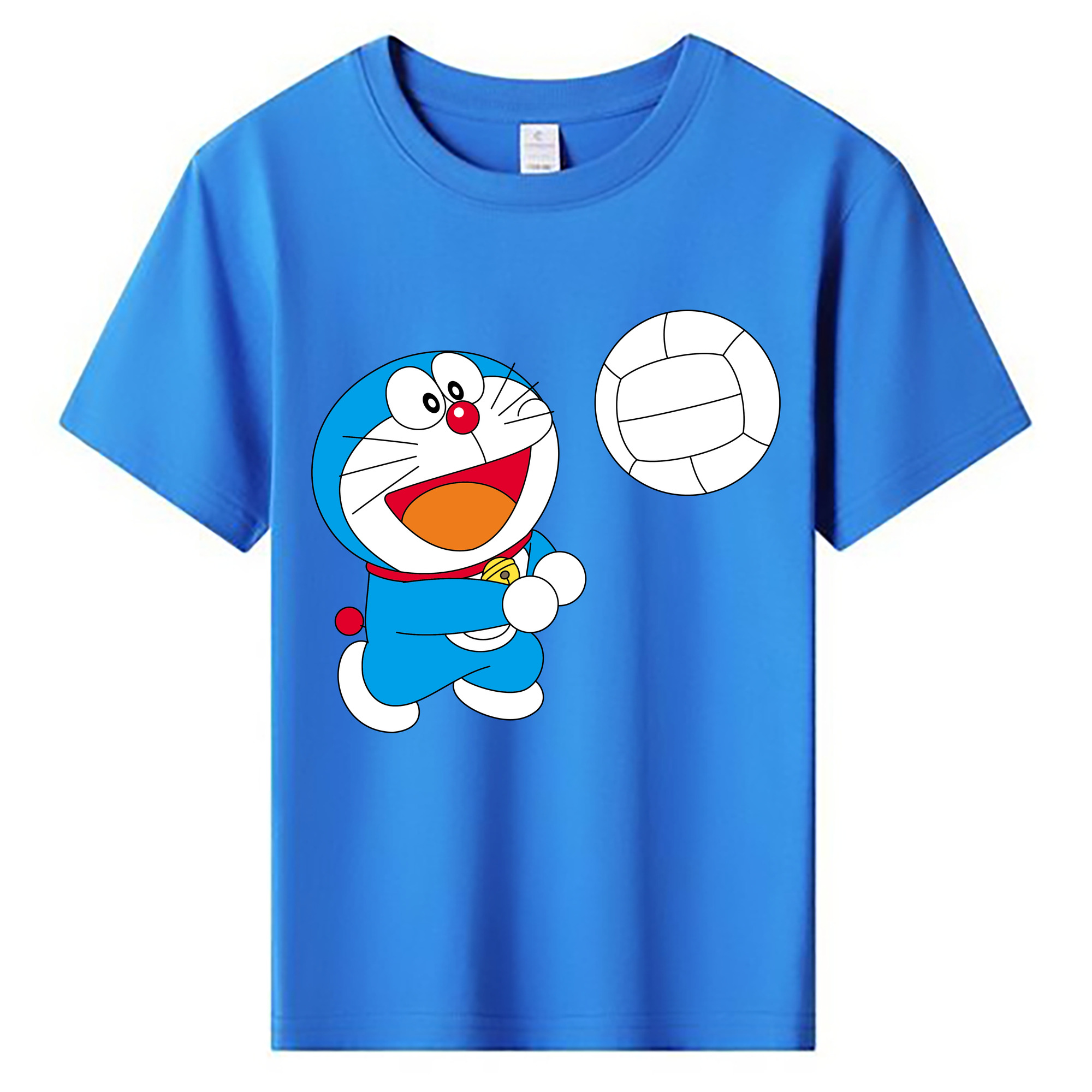（画像用） ドラえもん Doraemon 綿100％キッズTシャツ（フロントプリント）